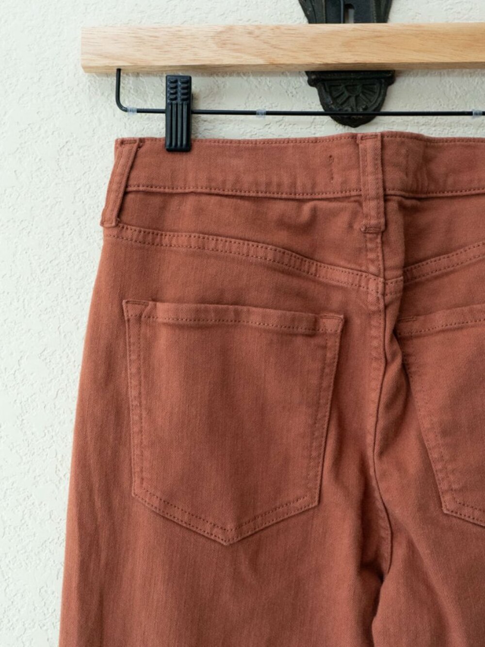 Altar'd State Brown Flare Jeans Women's 28 High Rise Stretch Frayed Hem Boho - Picture 10 of 15
